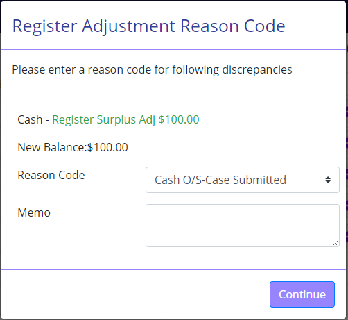 m|POS - register count discrepancy